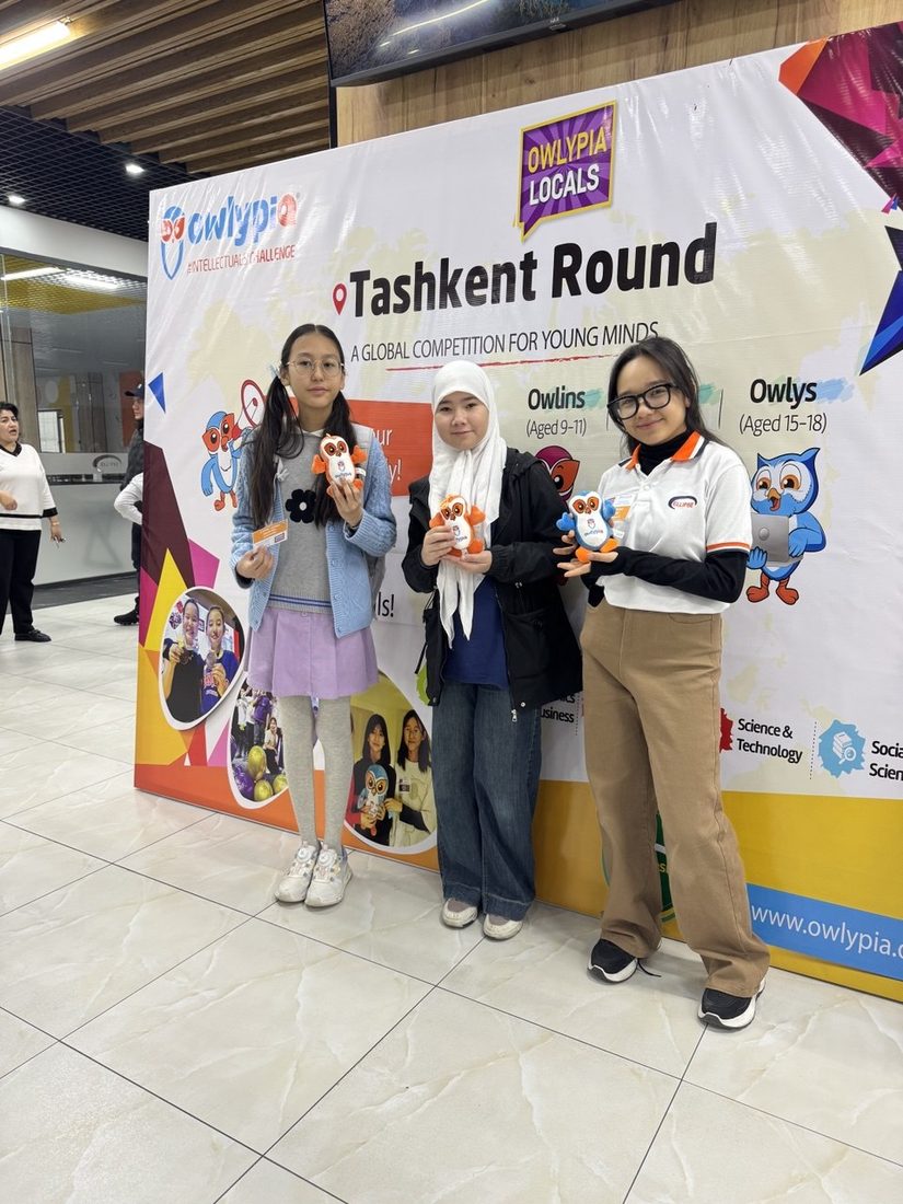 Ellipse students at the Owlypia Locals Tashkent Round